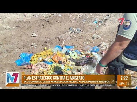 Decomisaron 50 kilos de ALIMENTOS VENCIDOS en Las Heras