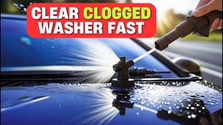 How to Unclog Windshield Washer Nozzles 🚙💦 5 Proven Methods