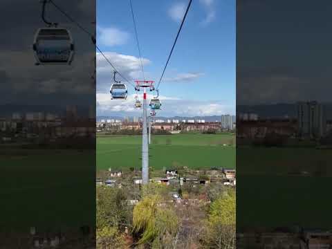 BUGA 2023: Seilbahnfahrt vom BUGA-Gelände zum Luisenpark