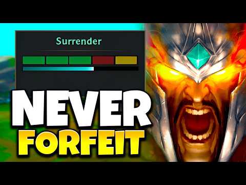 This is why you NEVER Surrender with the Rank 1 Tryndamere on your team