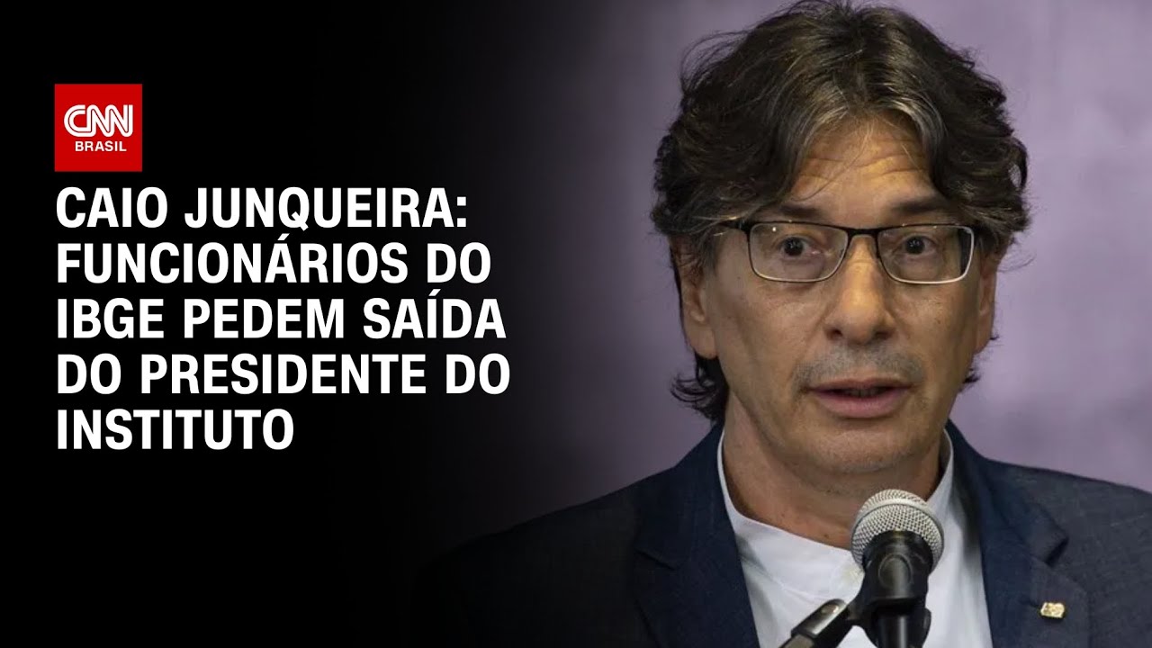 Caio Junqueira: Funcionários do IBGE pedem saída do presidente do instituto | CNN PRIME TIME