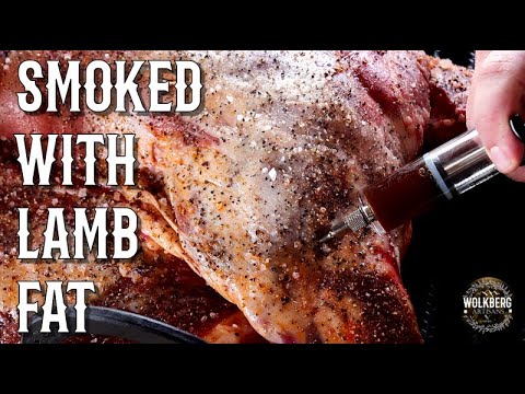 Smoking a whole Lamb forequarter | Easter lamb recipes | Smoking with lamb fat | lamb open fire #BBQ