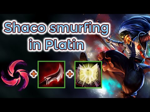 Assassin Shaco smurfing in Platin [League of Legends] Full Gameplay - Infernal Shaco