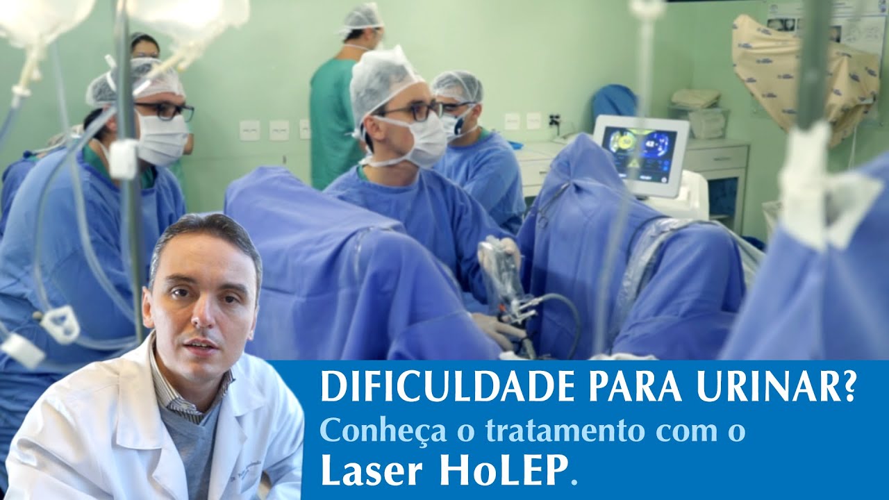 Dificuldade para urinar? Conheça o tratamento com o Laser HoLEP.