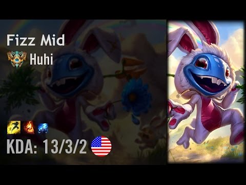 Fizz Mid vs Azir - Huhi - NA Challenger Patch 6.8