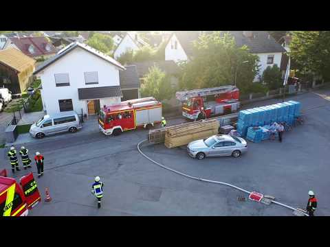 Gemeinschaftsübung der Feuerwehren Jesenwang, Mammendorf, Nassenhausen und Hattenhofen - 09.08.2019