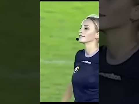 female referee funny going to give cards