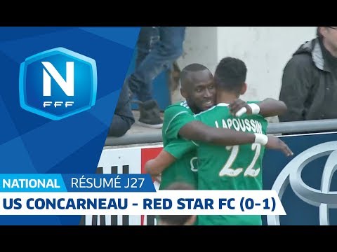 J27 : US Concarneau - Red Star FC (0-1), le résumé I National FFF 2018