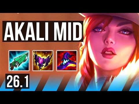 AKALI vs KASSADIN (MID) | 83K damage | EUW Grandmaster | 26.1