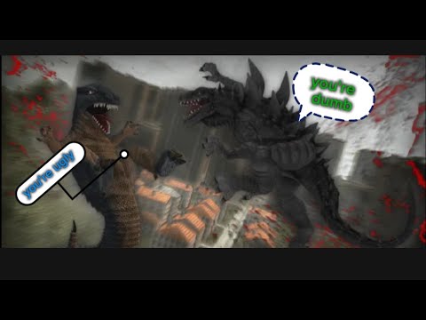 Revoice over of Zilla vs Gorosaurus fight