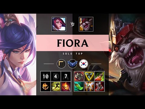 Fiora Top vs Kled - KR Diamond Patch 25.05