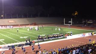 HS Football, 9/26/14, Hornets v Bulldogs - high in the bleachers