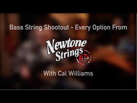 Every Option Available From Newtone Bass Strings - Shootout Comparison Steel Vs Nickel Hex Vs Round
