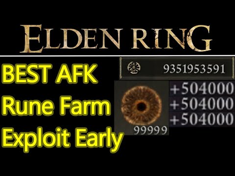 NEW BEST AFK Elden Ring rune farm early game, FASTEST AFK RUNE FARMING EXPLOIT