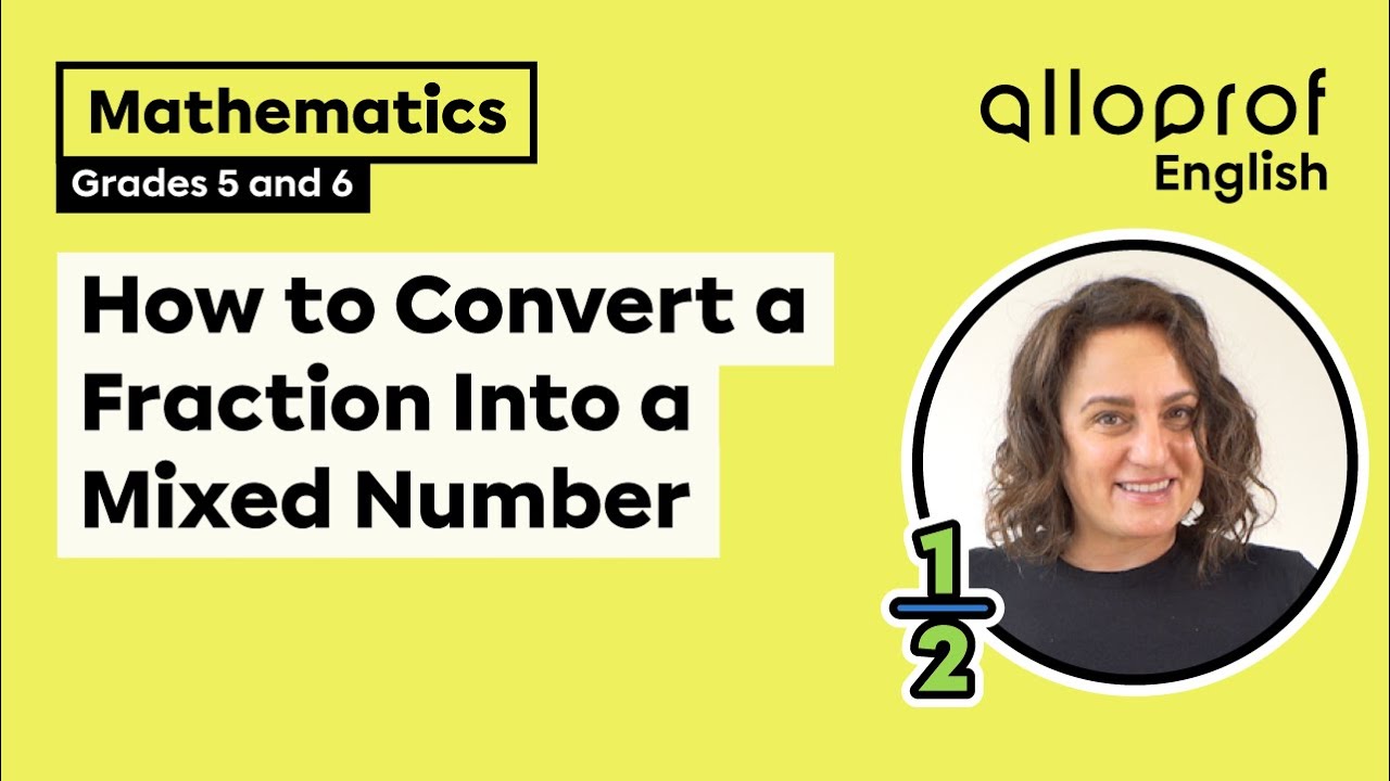 How to Convert a Fraction Into a Mixed Number (Grades 5-6)