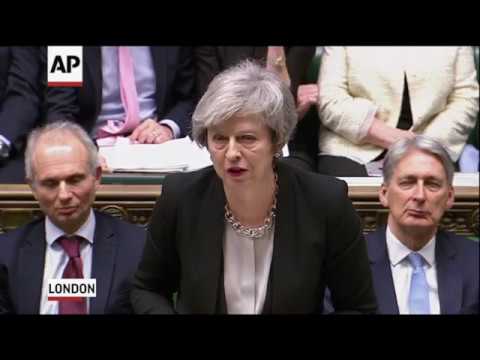 Seeking to break Britain's Brexit deadlock, Prime Minister Theresa May says she plans to ask the European Union to change its divorce deal with the U.K. by altering an Irish border guarantee that is opposed by many British lawmakers. (Jan. 29)