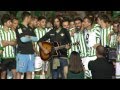 Himno del Real Betis Balompié interpretado por Hugo Salazar  (Ascenso 2015)