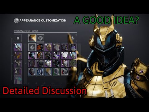 Transmog is Good in Destiny 2. A discussion about the Armor Synthesis system.