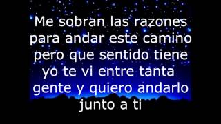 No te necesito Nunca fue necesidad  Santiago Cruz Letra