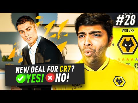 RONALDO SIGNS IT!!! ONE LAST CONTRACT!!✅ - FIFA 22 WOLVES CAREER MODE EP28