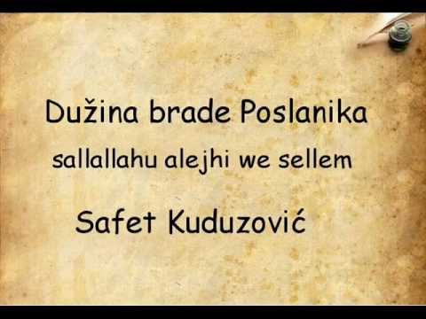 Dužina Poslanikove s.a.w.s. brade - Safet Kuduzović