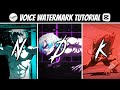 How To Edit The Voice Watermark Trend On CapCut FUNK ABNORMAL Edit