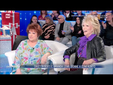 Orietta Berti e Amanda Lear: due donne a confronto - Domenica In 07/12/2025
