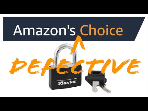 [869] Open in 2 Seconds — Master Lock 141D