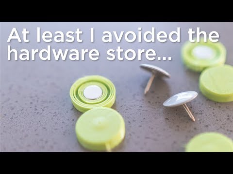 Magnetic Cabinet Latch a.k.a. At Least I Avoided the...