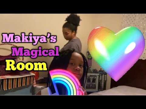 UNICORN ROOM DECOR| MAKIYA’S MAGICAL ROOM 🦄 | 8 year old!