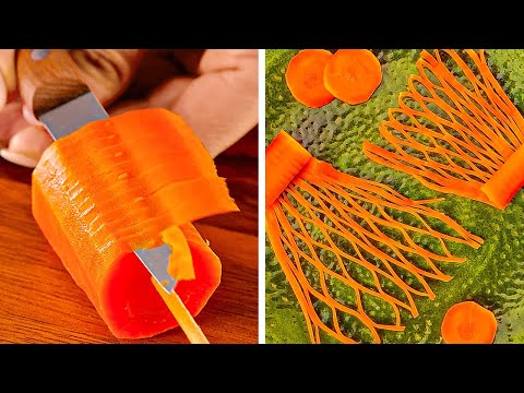 Creative Ways to Slice Fruits And Veggies - YouTube