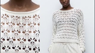 How is it knitted? Stunning airy knitting pattern