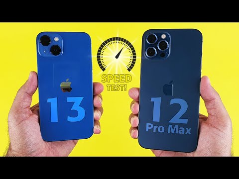 iPhone 13 vs iPhone 12 Pro Max SPEED TEST! SHOCKING😨