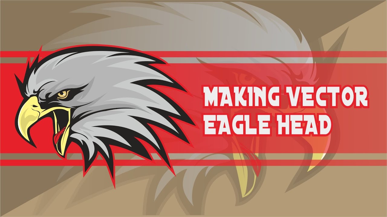 VECTOR photo head Eagle | using coreldraw
