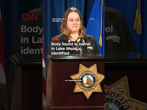 Body found in barrel in Lake Mead identified