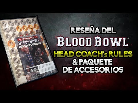 Blood Bowl Head Coach´s Rule book and accesory pack review