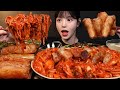 Crispy Grilled Beef Large Intestines And Spicy Braised Seafood Mukbang ASMR