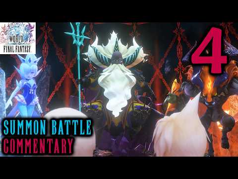 Dangerous Choice! World Of Final Fantasy Walkthrough Part 4 - Ramuh, Shiva & Ifrit Showdown