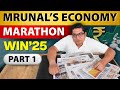 Economy Current Affairs Marathon Win25 Part 1 For UPSC By Dr Mrunal Patel TheMrunalPatel