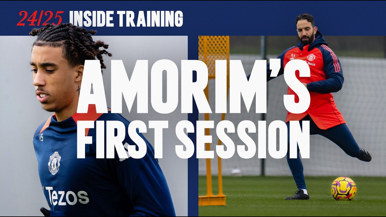 Inside Ruben Amorim's First Training Session! 🤩