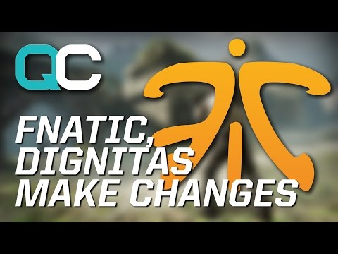 Fnatic, Dignitas CS:GO make changes (Quick Cast 11/12)