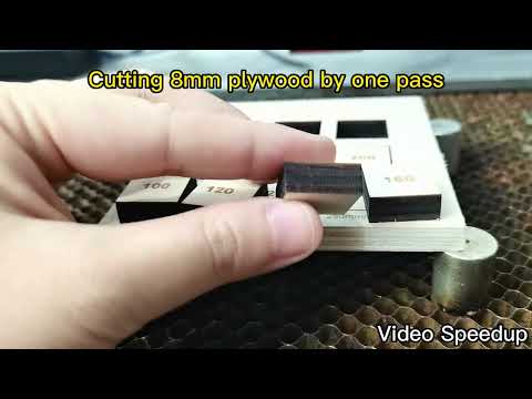 Laser Tree LT 80W AA Pro Cutting Plywood 8mm, 5mm Acrylic, 20MM pine wood