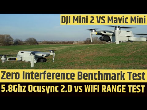 DJI MINI 2 CE V MAVIC MINI 5.8GHZ OCUSYNC 2.0 VS WIFI  RANGE TEST!