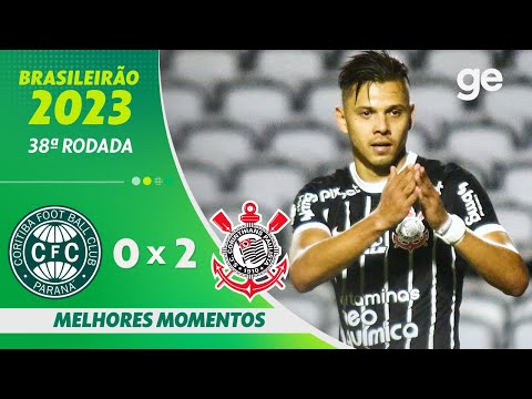Gols e lances de Coritiba x Corinthians