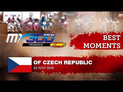 EMX300 Presented by FMF Racing Race2 Best Moments - Round of Czech Republic 2018