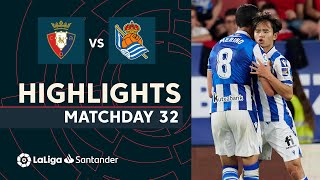 Videoresumen del Osasuna - Real Sociedad Videoresumen del Osasuna - Real Sociedad