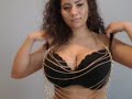 Sexy Curvy Lady Show Her Bra