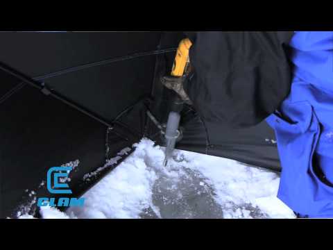 Anchoring down your Clam Hub Shelter