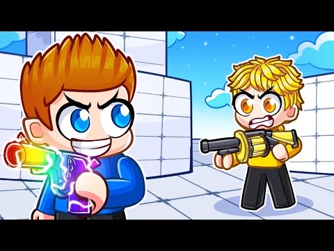 I PRETEND TO BE A NOOB AND THEN USE A $1,000,000 GUN IN ROBLOX!