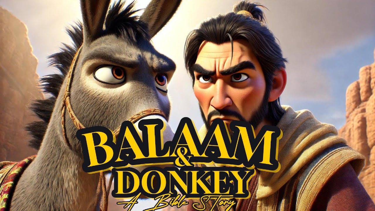 BALAAM AND HIS DONKEY- A BIBLE STORY #biblestories